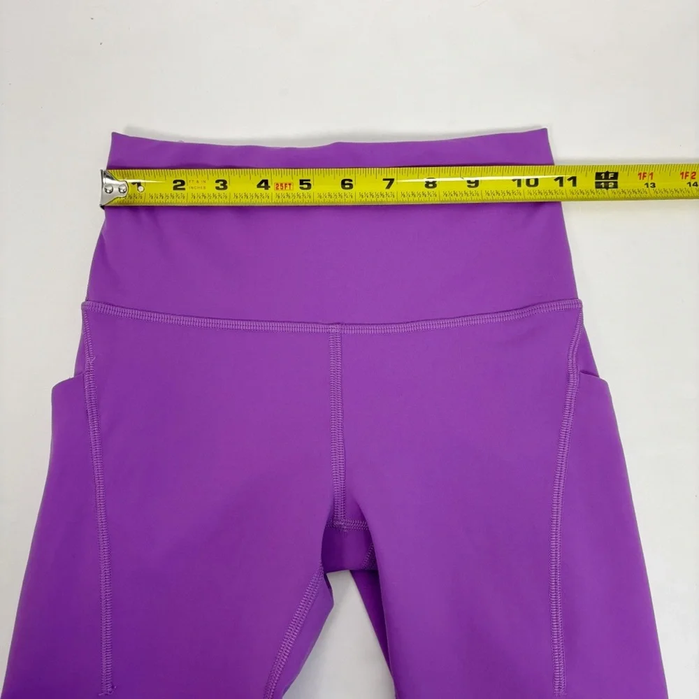 Lululemon Wunder Train High-Rise Tight with Pockets 25" Moonlit Magenta Size 4 - Picture 8 of 10